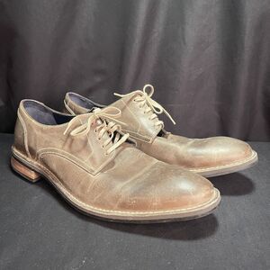 Cole Haan Air Stratton Plain Oxford Shoes Rustic Brown Leather C11099 Men's 13